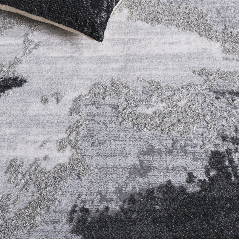 Wave Performance Abstract Indoor Rug, Rectangle 9' x 12'