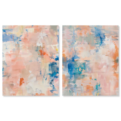 «Kaleido Vortex Duo», reproduction d'art sur toile par Art Remedy, galerie tendue, 20 x 24
