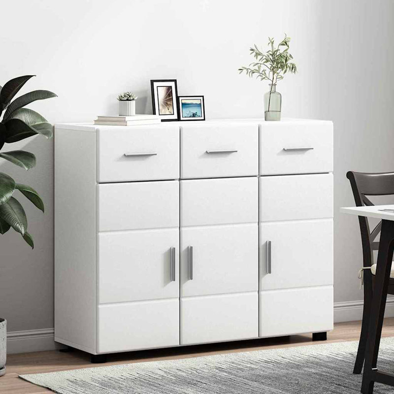 Rectangle Accent Cabinet, White