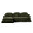 Sofalyn 3-Piece Chenille Modular Sectional Sofa Couch With Flared Arms And Removable Skirts-1350010468