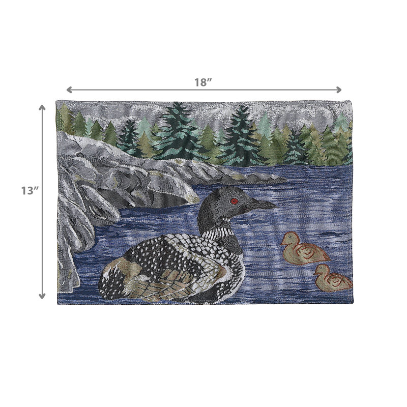 Napperon tapisserie 13 x 18 po Loon - ensemble de 12
