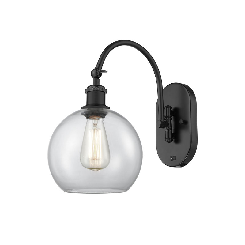 Ellington Swing Arm Sconce, Led, Matte Black