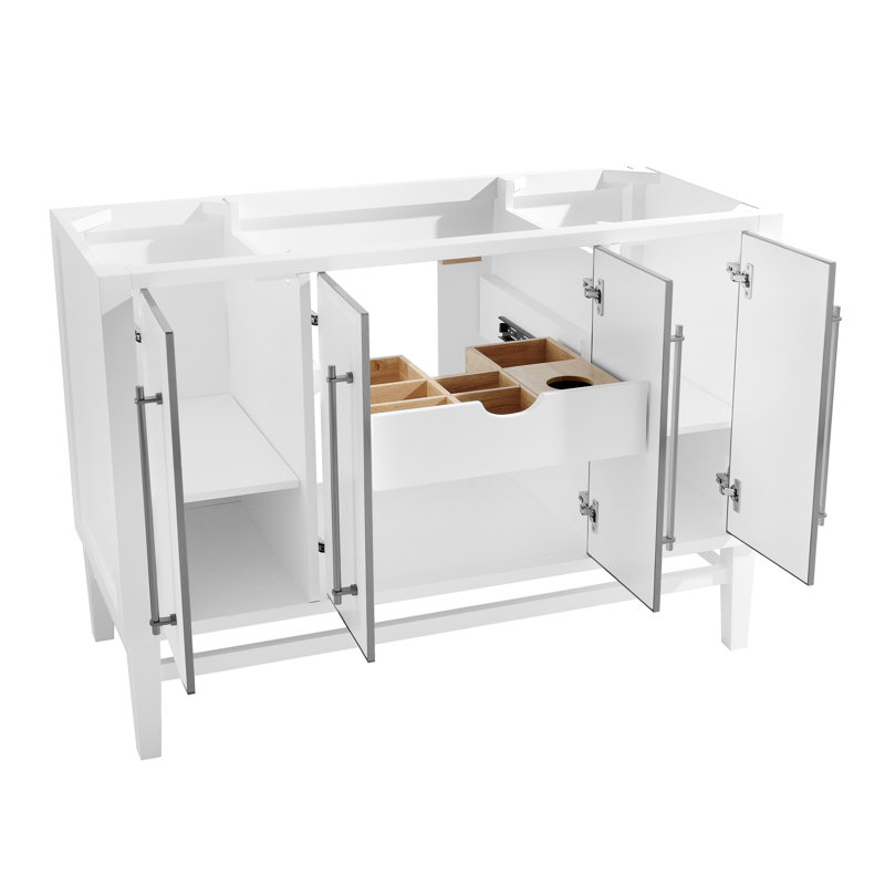Ewen 48'' Single Bathroom Vanity Base Only, White