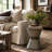 Marais Metal Hourglass Stool