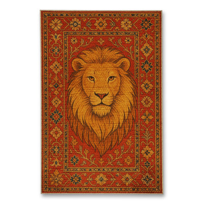 Tapis beige tissé traditionnel Mosso