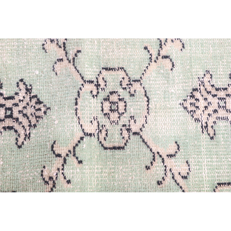 Tapis turc antique à motif floral pour le salon ou la chambre à coucher