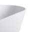 Baignoire de trempage autoportante de 65 pouces pour salle de bain
