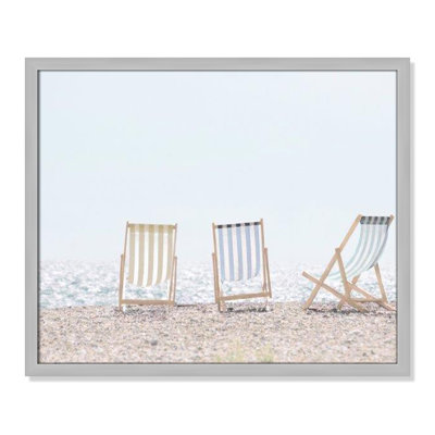 Adriatica "Beach Chairs" Print by Leah Straatsma
