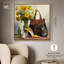 Art mural rétro sur toile jaune-104337467-111779786