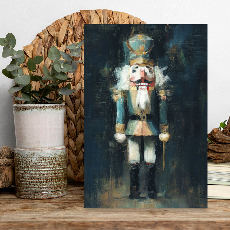 «The Wooden Guardian», art lunaire rétro, H 18 po x l 12 po
