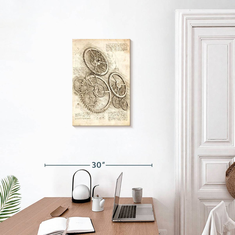 Laelle Cogs And Gears, 24" H x 16" W