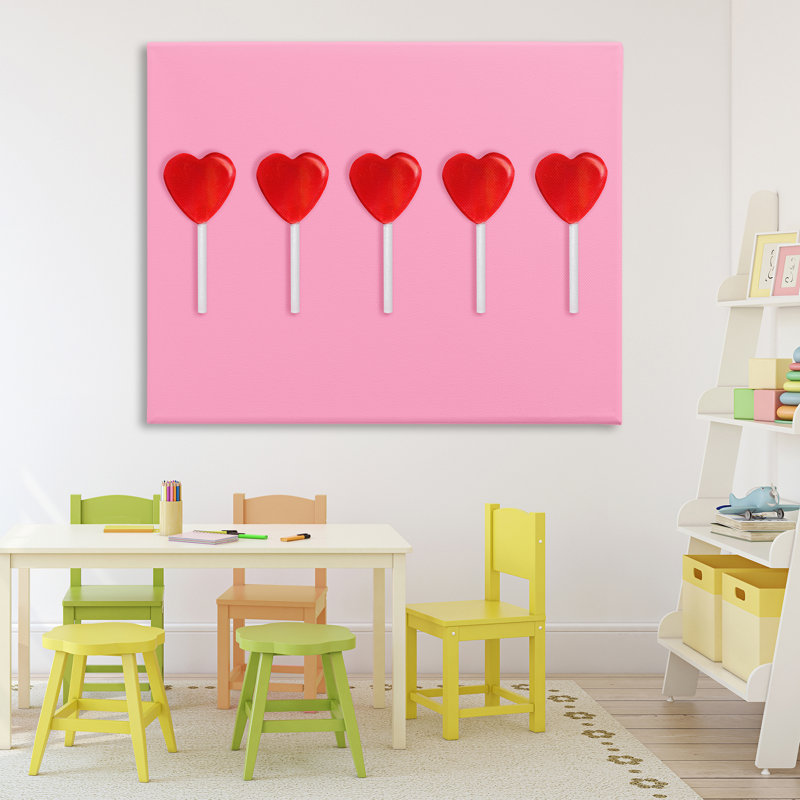 «Valentine's Heart Pops», conception par Lish Creative, H 36 po x l 48 po