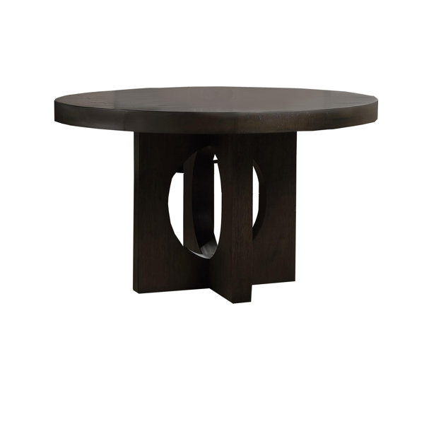 Hokku Designs Bywell Round Solid Wood Dining Table | Wayfair Bywell Round Solid Wood Dining Table