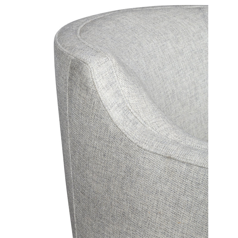 Harper Upholstered Swivel Armchair, Vault Dusk