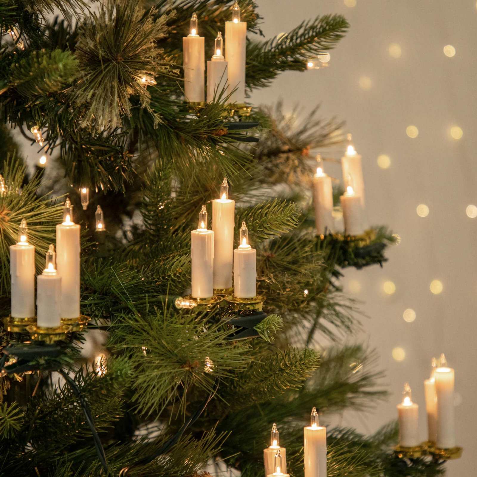7-Count Dripping Clip-On Candle String Lights