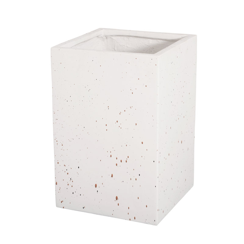 Boîte à fleurs rectangulaire en oxyde de magnésium avec trou de drainage Yara