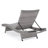 CRETE WICKER CHAISE LOUNGE