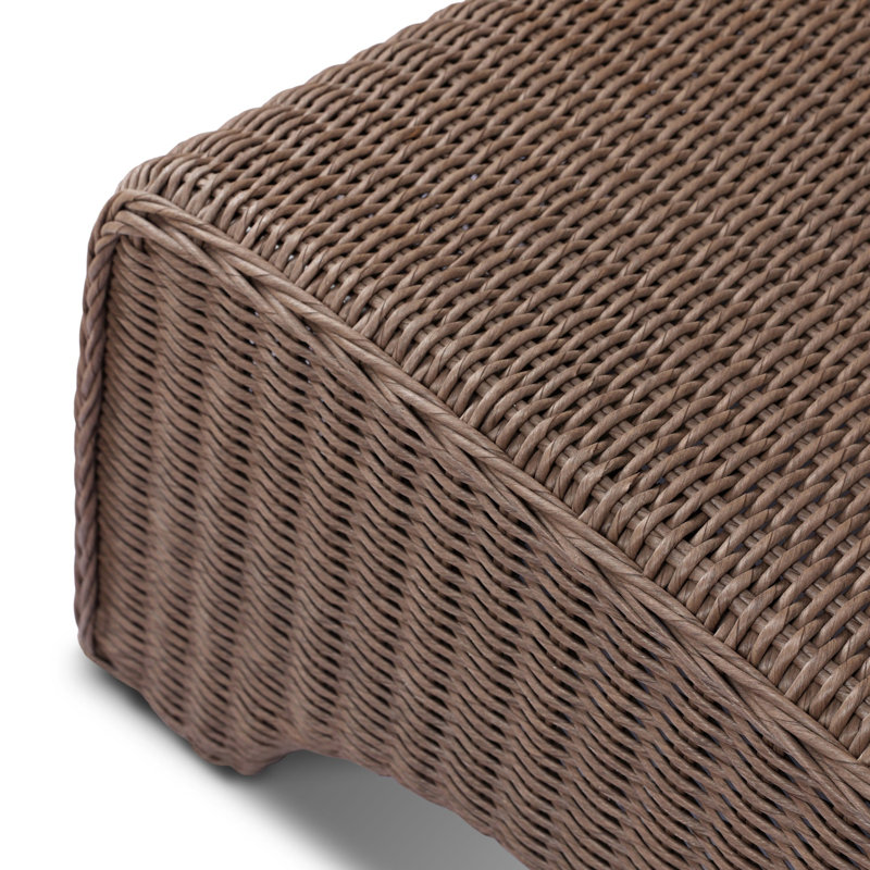 Mazu Outdoor Chaise-Frame-Tanned Weave