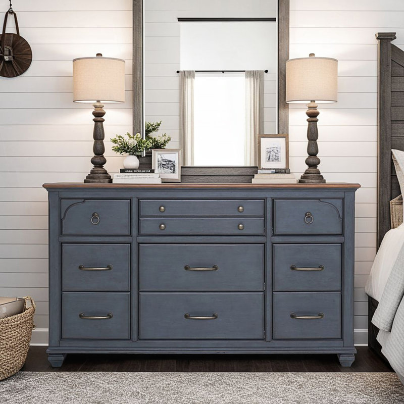 Commode 9 tiroirs, commode de chambre