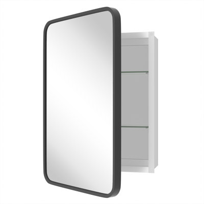 Anaahat Framed Medicine Cabinet Mirror Adjustable