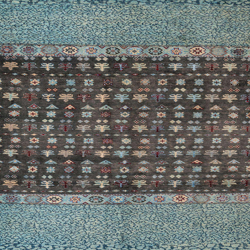 Abstract Indoor Rug, Square 7'