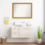 Townhouse Gold Non-Beveled Bathroom Wall Mirror-1016737291