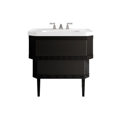 Metropolitan Ceramic 35" Single Bathroom Vanity Set
