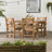 Alfonsi 5-Piece Acacia Patio Dining Set-1774285005