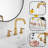 Widespread 2-handle Bathroom Faucet with Drain Assembly-70930451