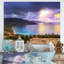 Été coucher de soleil sur la mer - art mural sur toile nautique et côtier-1399296259-1399296310