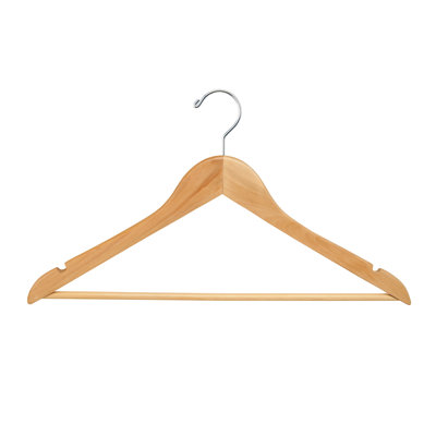 Aria Wood Non-Slip Standard Hanger for Dress/Shirt/Sweater