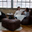 Repose-pieds en cuir Big Joe Nestle-61757277