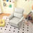 Manual Nursery Rocking Glider Recliner Chair for Small Spaces, Home Theater, Living Room, Bedroom