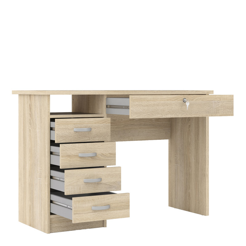 Gouge Computer Desk, Oak