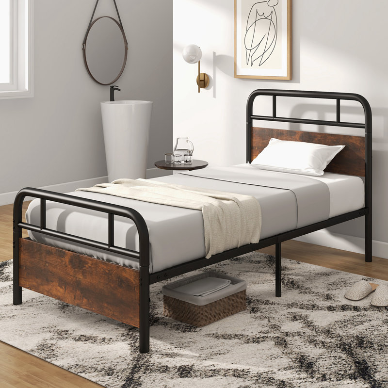 Mohler Metal Open-Frame Bed, Twin