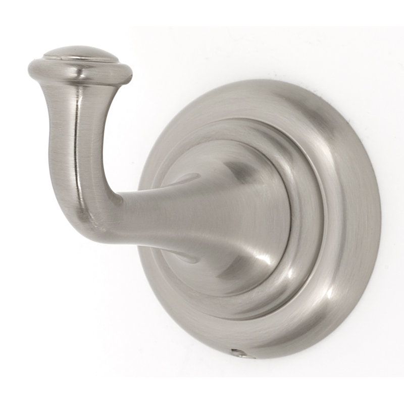 Single Robe Hook, Satin Nickel
