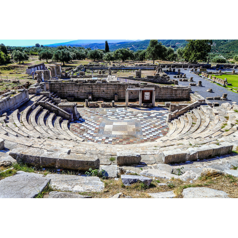 Ruins of theatre par Elgreko - Photographie sur toile tendue, H 24 po x l 36 po