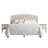 Rissie Gorgeous Upholstered Bed With 2 Nightstands In Linen-704555111-704555108