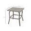 Table d'appoint / table basse en métal peint, table en fer robuste avec finition thermolaquée, utilisation à l'extérieur
