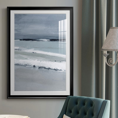 Sea Lines II, reproduction encadrée de qualité supérieure - prête à être accrochée