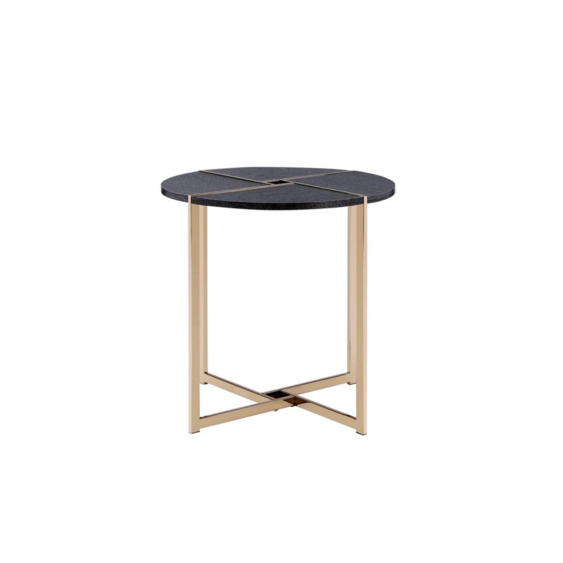 Table de bout ronde Bromia, H 24,07 po x l 24,04 po x P 24,03 po