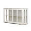 Armoire de rangement pour cuisine avec porte en verre - blanc