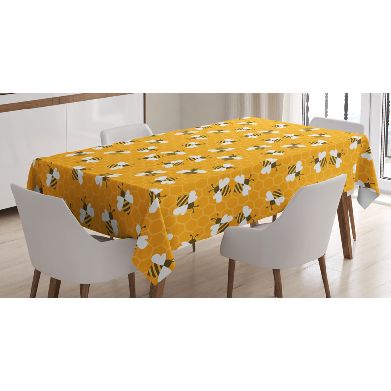 Bee Tablecloth, 84" L x 60" W