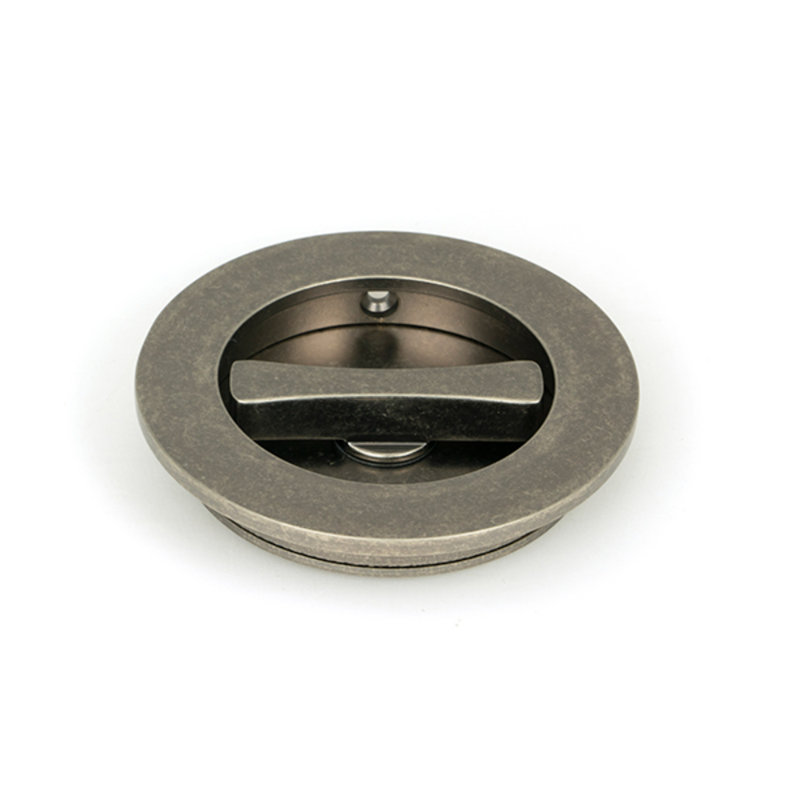Door Accessory, 7.5cm H x 7.5cm W x 1.3cm D, Pewter Patina