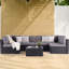 Jaiah 6 - Person Patio Conversation Set with Cushions-566522912
