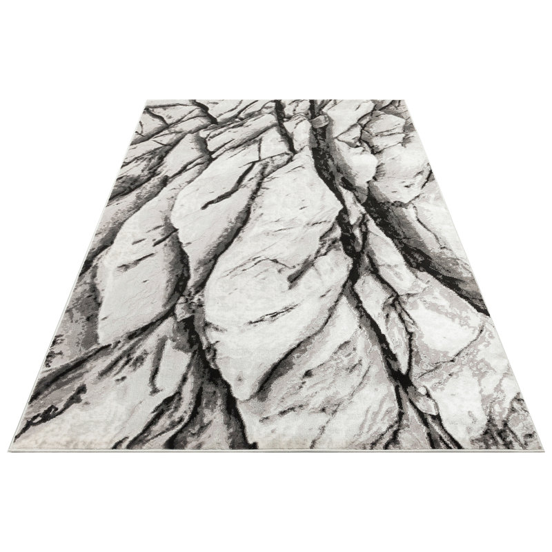 Roseau Abstract Area Rug, Rectangle 160 x 220cm