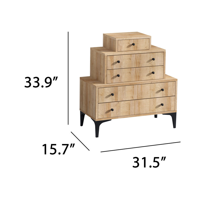 Marziyeh 31.5'' W 5 - Drawer Dresser