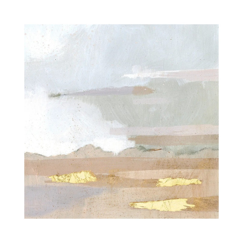 «Abstract Coastland I», reproduction d'art sur toile tendue, H 12 po x l 12 po, Toile tendue, Ne s’applique pas