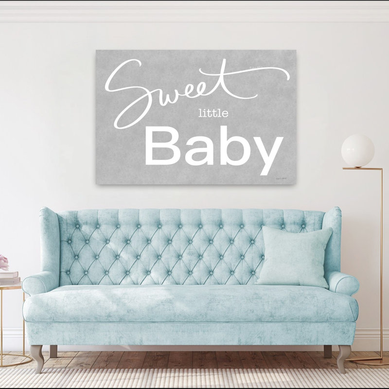 Sweet Little Baby, art contemporain abstrait, H 40 po x l 60 po