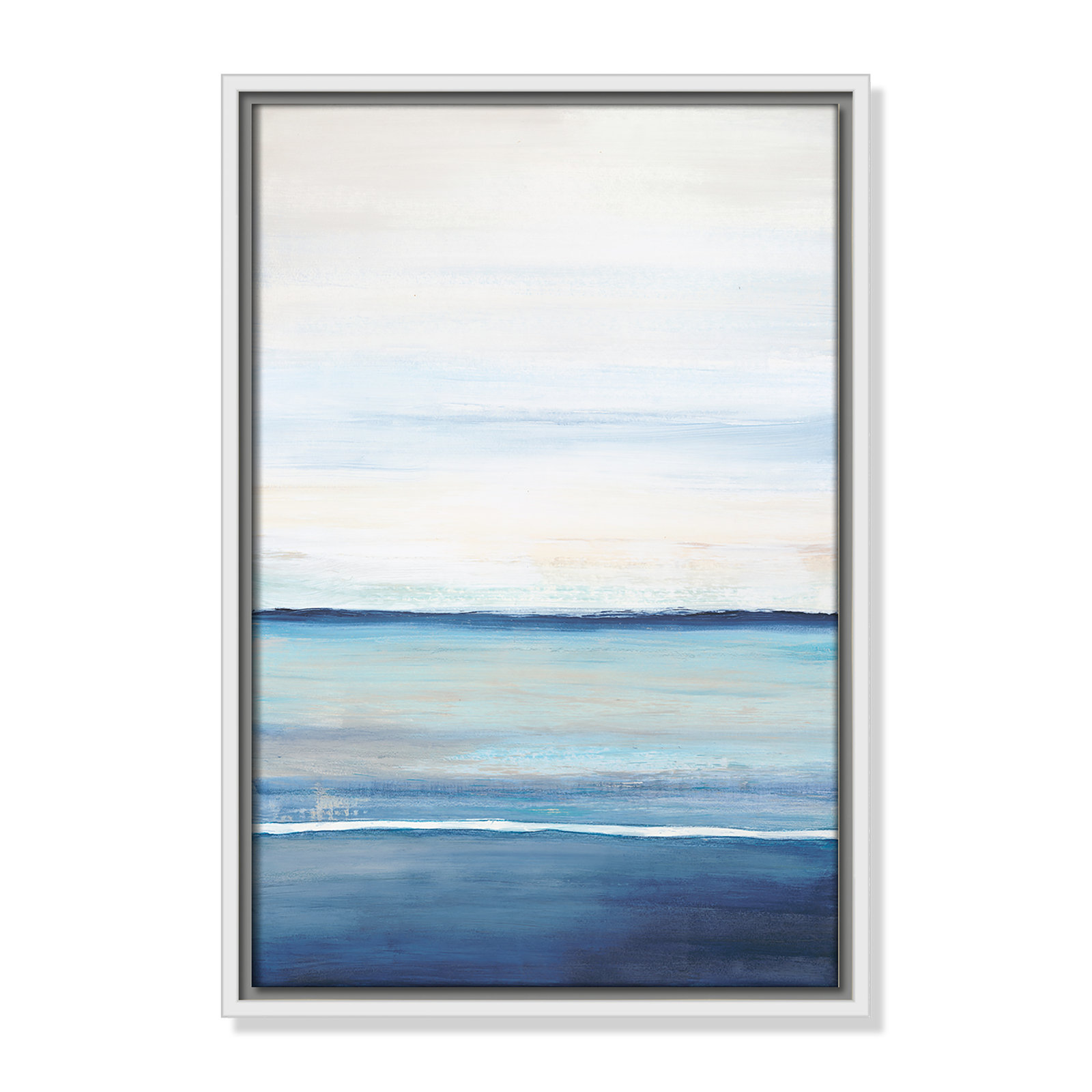 Emmit "Distant Whispers" Print by Filippo Ioco, 19.5" H x 13.5" W x 2" D, White Framed Canvas